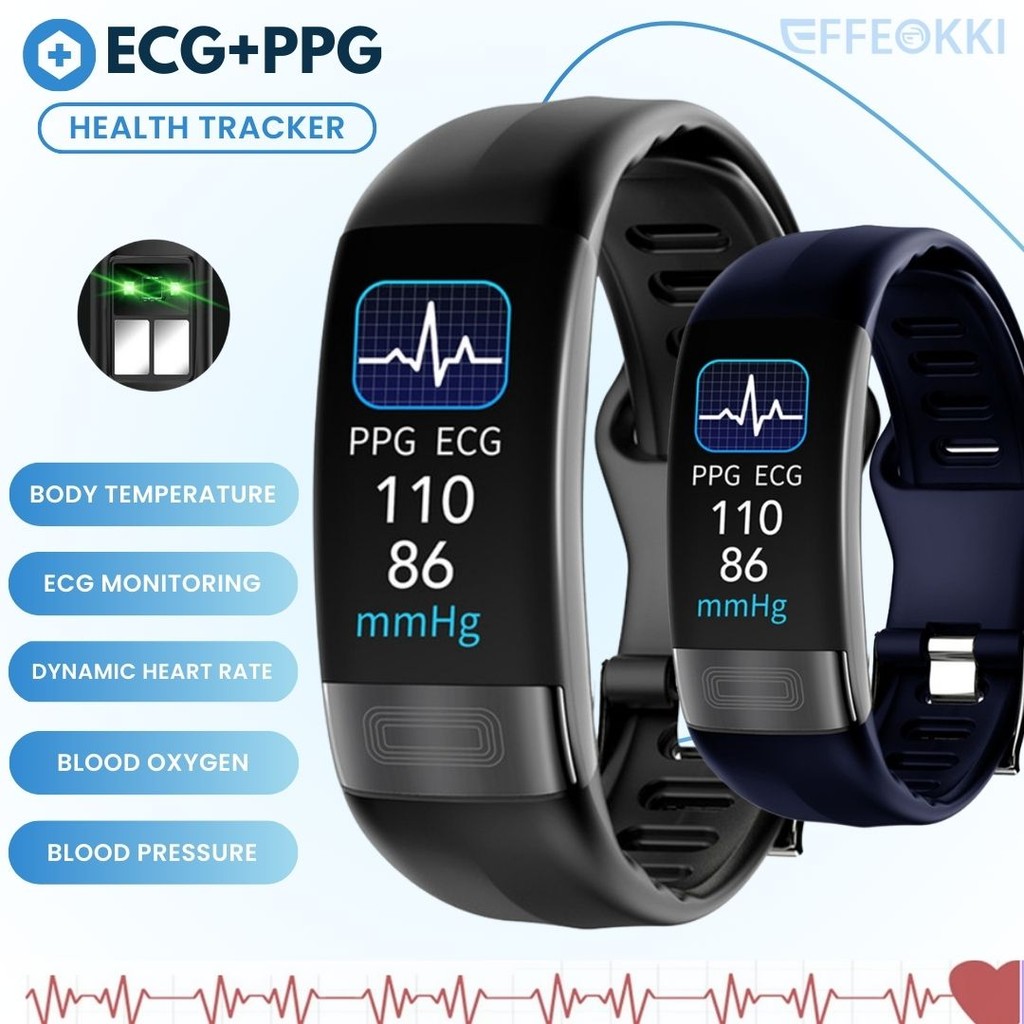 Smart Watch Ekg Pressure Bracelet Waterproof Men'S Smart Bracelet Smart Watch 2024 Body Temperuture 