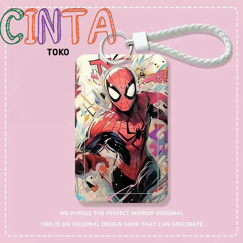 

Spider-Man Across the Universe Student Slide Card Holder Meal Card Bus Card ID Card Holder Access Card Campus Card Storage