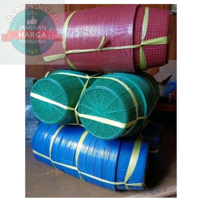 GROSIR MURAH  120 PCS BESEK PLASTIK / KERANJANG PLASTIK BULAT BAHAT KUAT