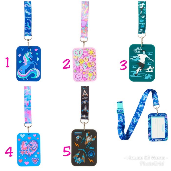 

SMIGGLE GOOD VIBES SCENTED ID LANYARD - GANTUNGAN KARTU SMIGGLE - Biru