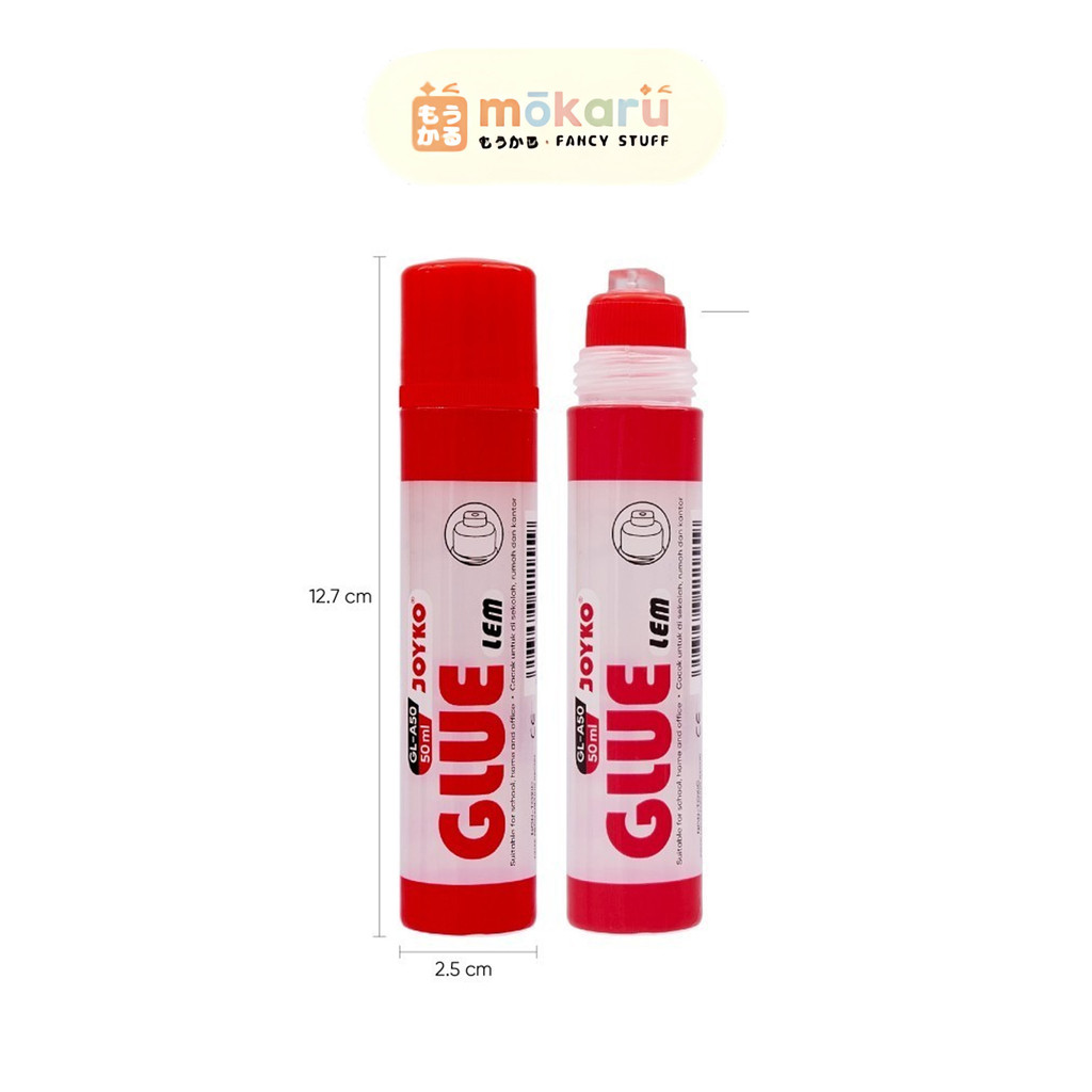 

Joyko GL-A50 Glue Liquid Lem Kertas Cair Bening 50ml Murah