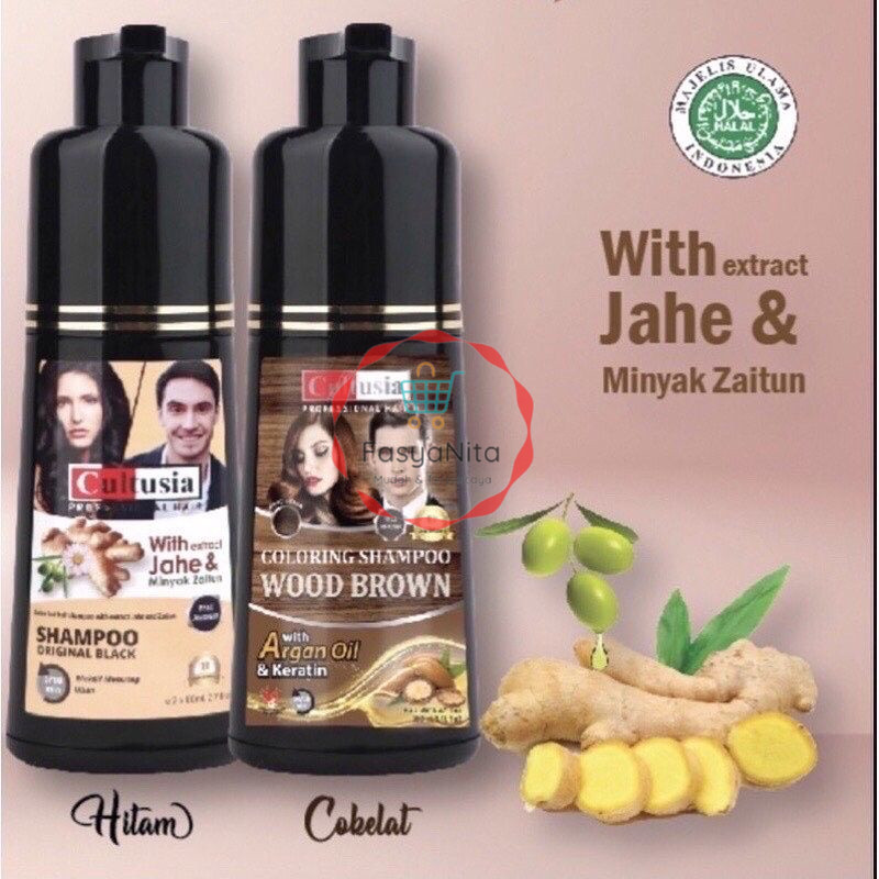CULTUSIA Shampoo Black / Brown / Shampoo Uban - Fasyanita Denpasar