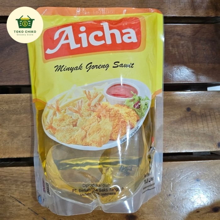 Minyak Goreng kelapa sawit Aicha kemasan 1,8 liter