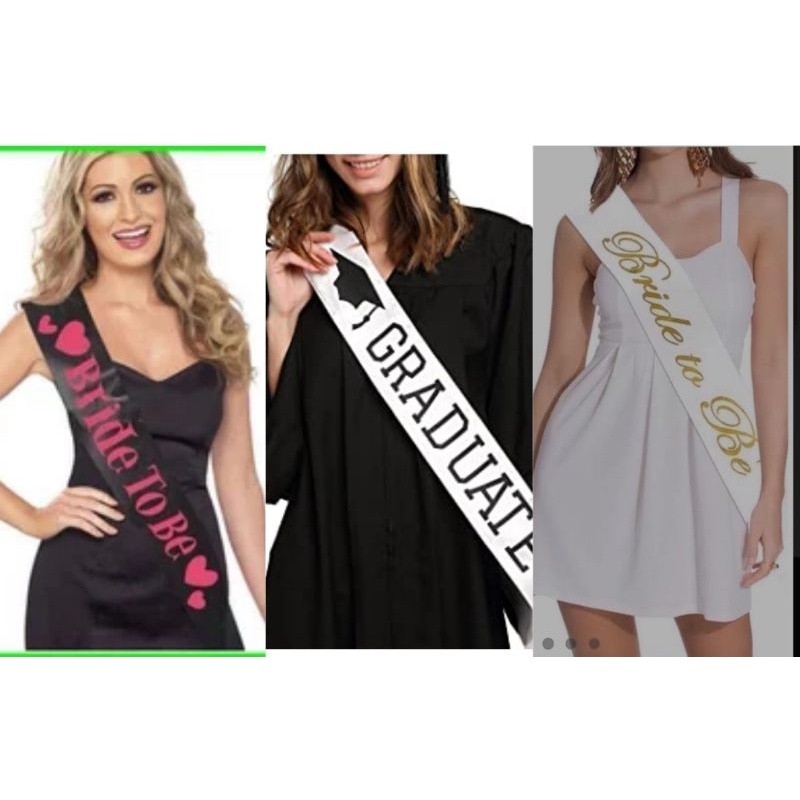 Selempang Birthday Girl/Party sash/Selempang Bridal