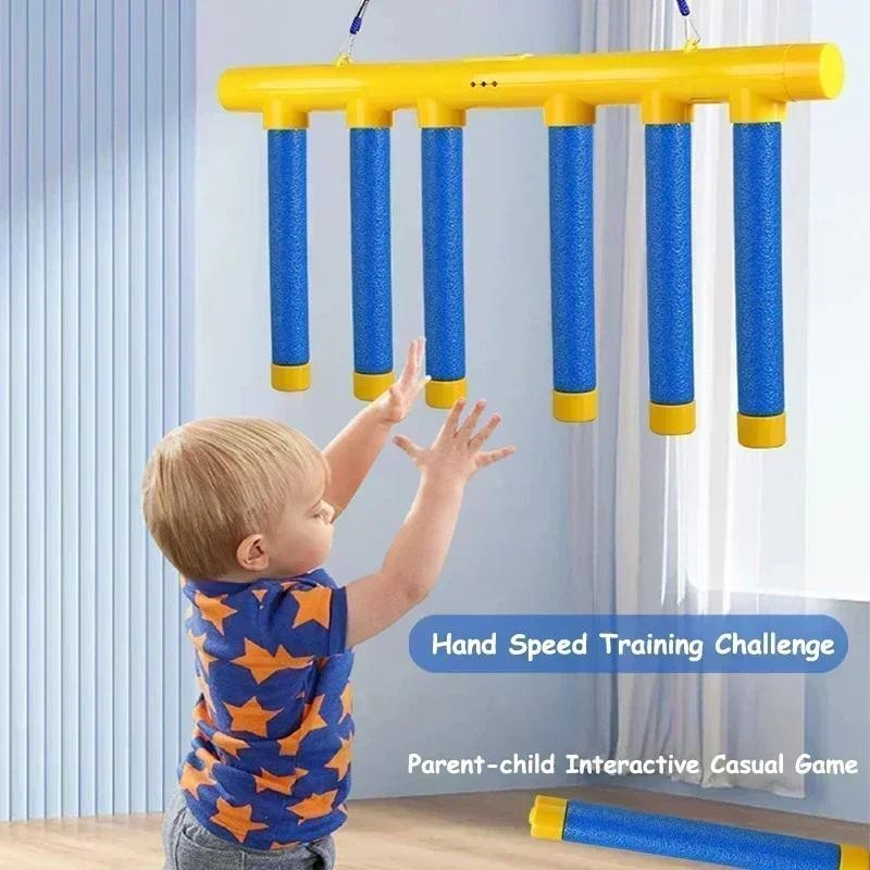 

Challenge Falling Sticks Game Kids Stick Catching Toy Training Reaction Ability Educational Parent-Child Interactive Toy Sports