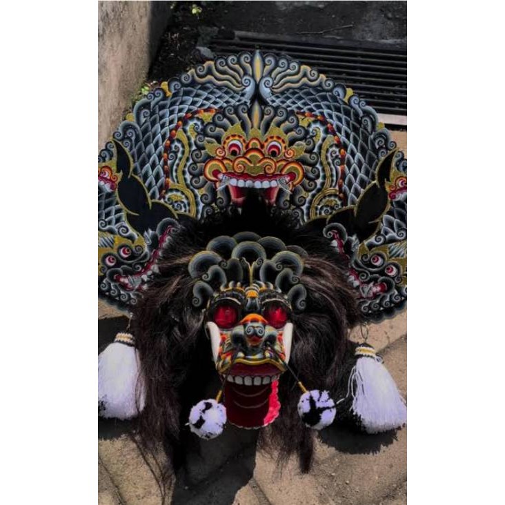 Barongan Caplokan Kayu Jamang Talang Kediri Galak Topeng Reog Ponorogo Jaranan Mainan Anak