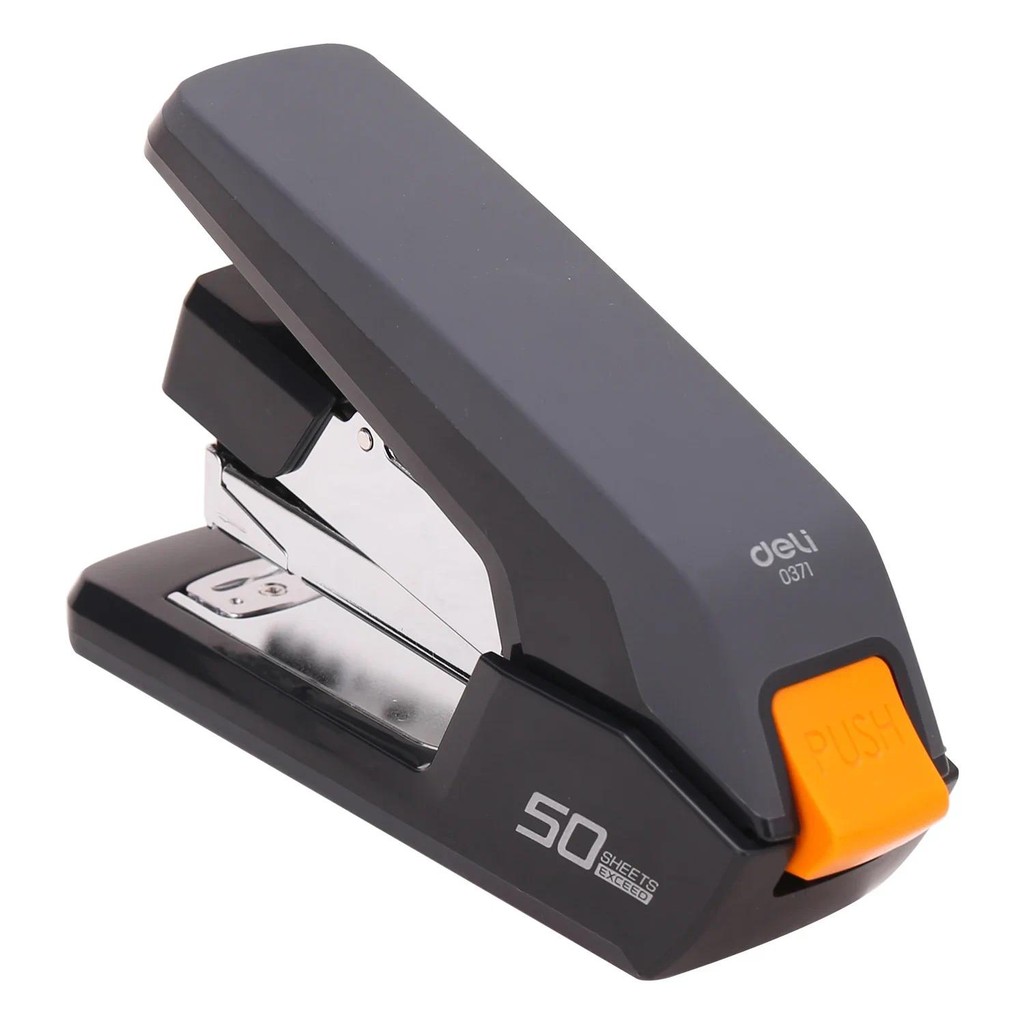

50 Sheets Heavy Duty Stapler Effortless Paper Binder School Supplies Stationery Stapler Without Staples Office Supplies