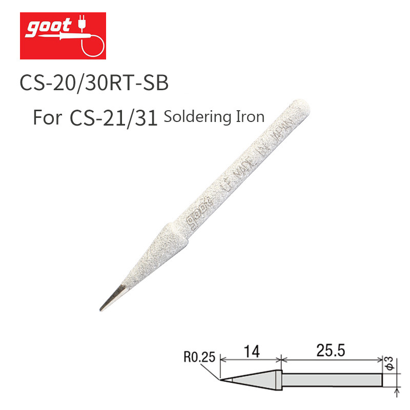 Japan GOOT R-48B CS-20R 30RT-SB R-48SB R-6B RD-67BC RD-68BC Welding Tips For KS-30 KS-40R CS-31 KS-3