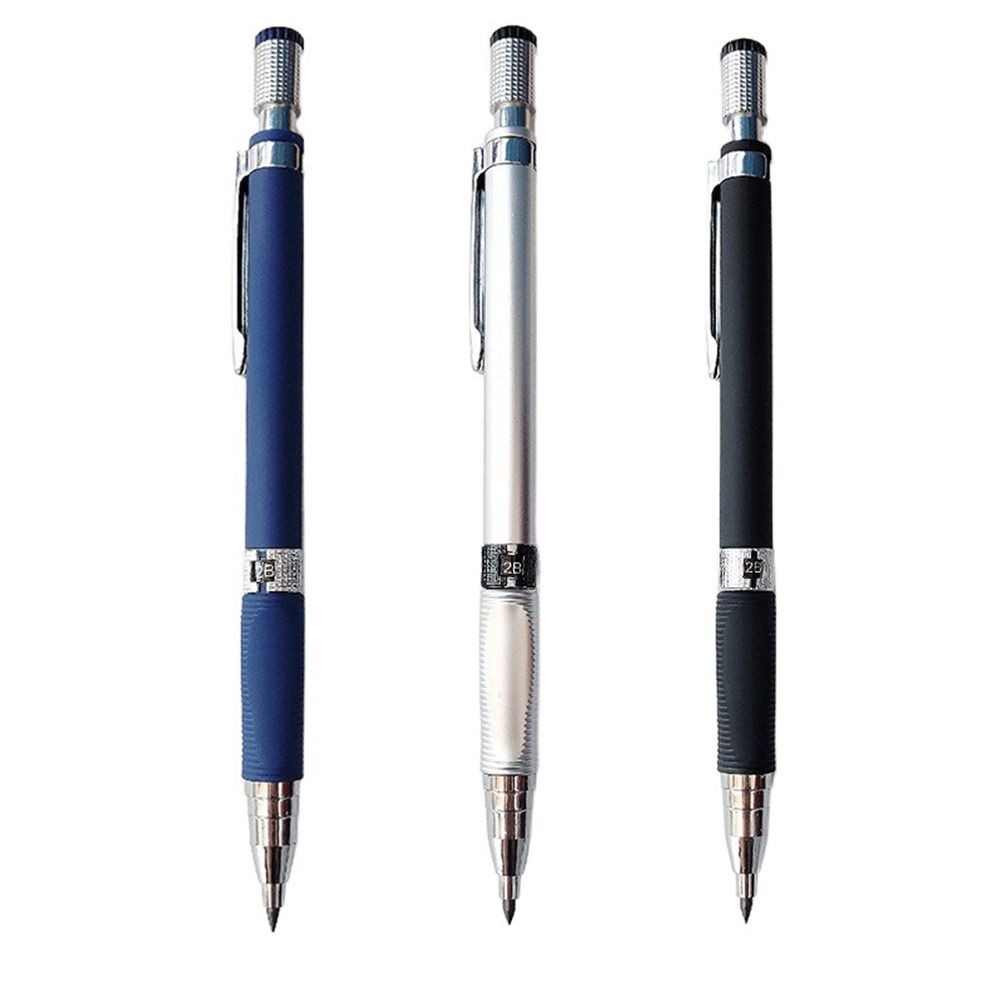 2mm Lead Mechanical Draft Pencil Drawing 2.0mm Lead Pencils 2B Drawing Sketch Exam Spare Stationery