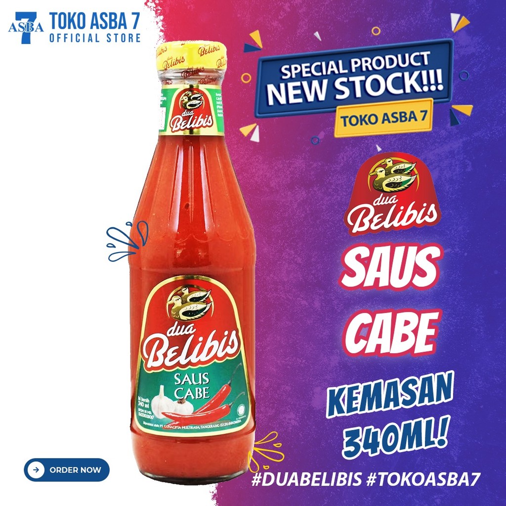 

DUA BELIBIS SAUS CABE 340 ML