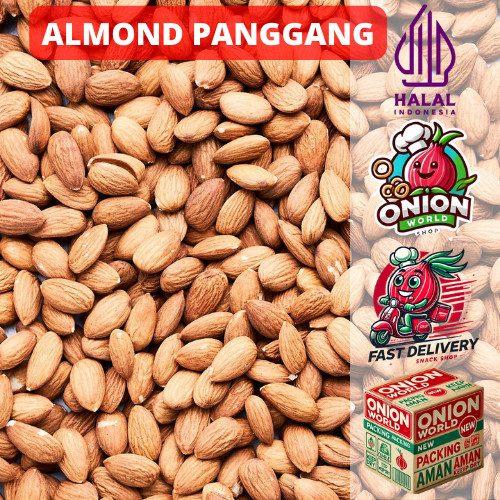 

UWD KACANG ALMOND PANGGANG 100gr Roasted Almond 100gr KACANG Almond Roasted 100gr Kacang Almond