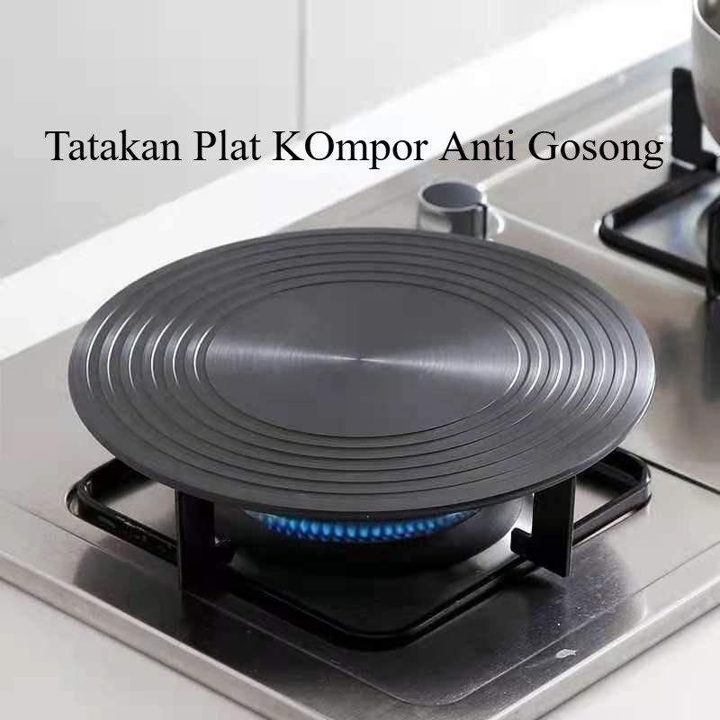 Tatakan Kompor Anti Gosong/ Plat Konduksi Panas Kompor/Tatakan Alas Panci 24 CM /Alas Panci Kompor