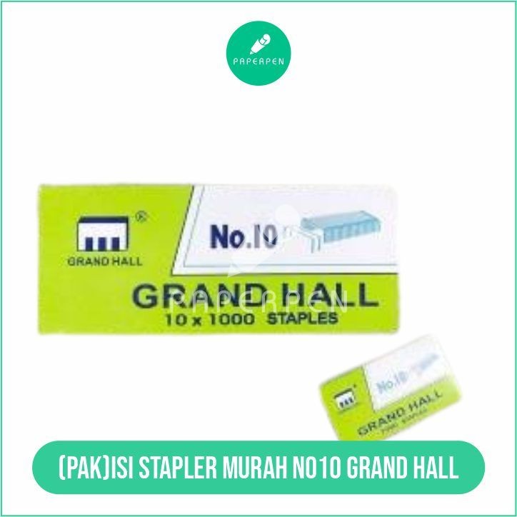

(PST.ATK) (pak)Isi Stapler Murah No10 Grand Hall
