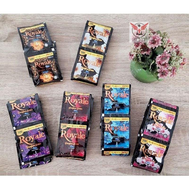 

24pcs soklin ROYALE pelembut dan pewangi pakaian Sachet Renceng