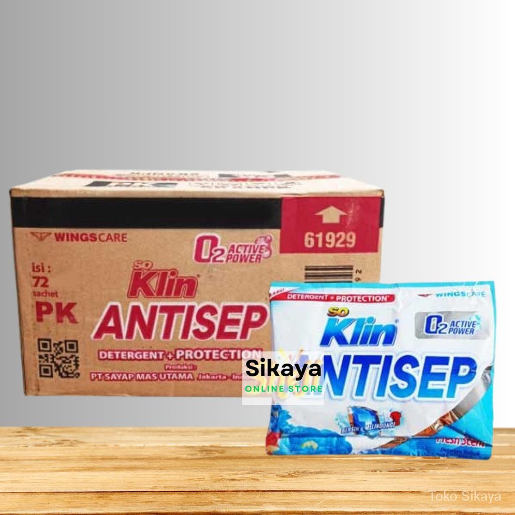 

Soklin Antiseptik Renceng 42gr 1 dus murah isi 72pcs eceran 1000
