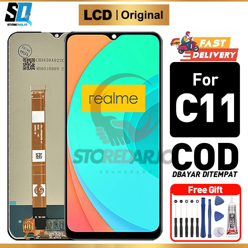 LCD Realme C11 2020 Original 100% Fullset ori  hp Touchscreen Murah For Glass Touch Screen Digitizer