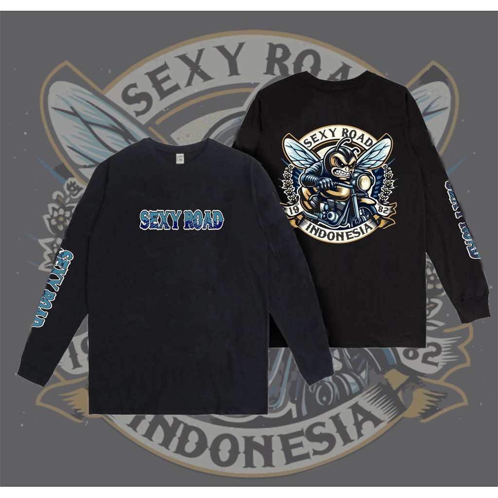 kaos xtc sexy road lengan panjang 24s bahan 15