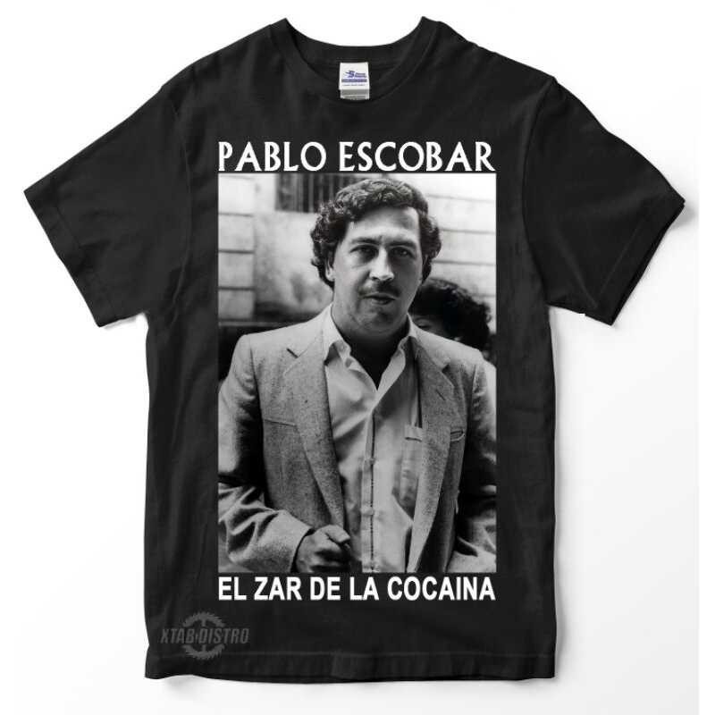 Kaos BOY PABLO ESCOBAR tshirt Parody band film Play metal rock Music ShirtS-3XL Original Design High