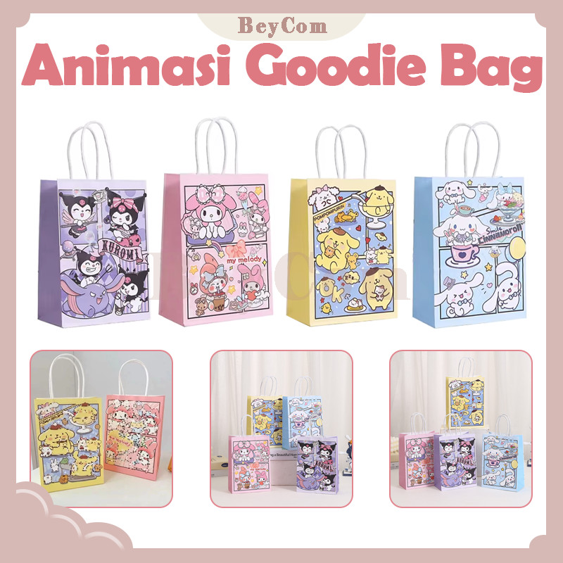 

Happy Birthday Animasi Goodie Bag/Kantong Kertas Happy Birthday