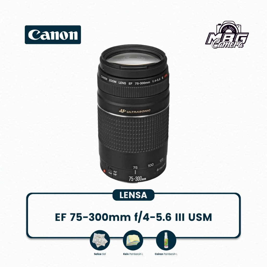 LENSA TELE FOR CANON EF 75-300MM F/4-5.6 III USM