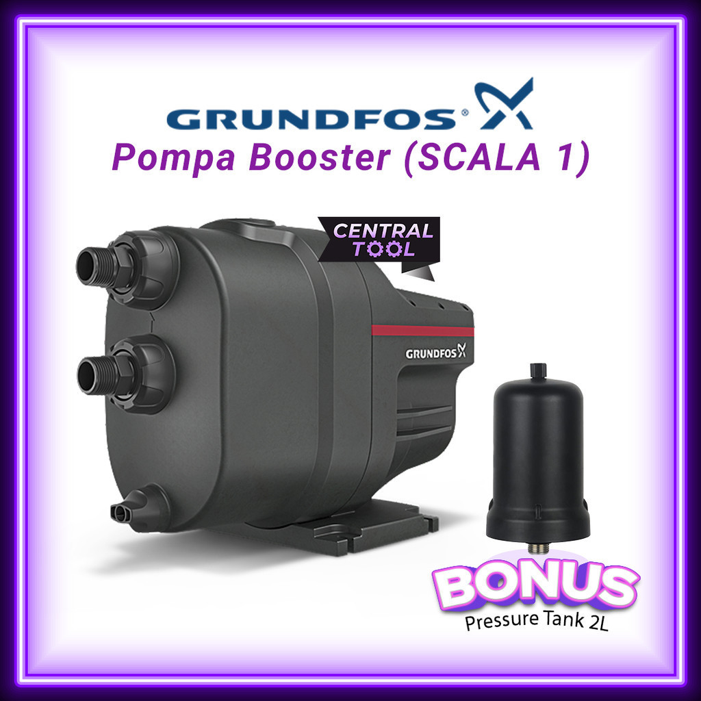 PROMO DAN BONUS  Pompa Booster Otomatis GRUNDFOS Scala 1 Pump Scala1 5-55