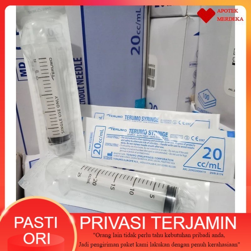 spuit jarum suntik 20 ml / spuid 20 cc