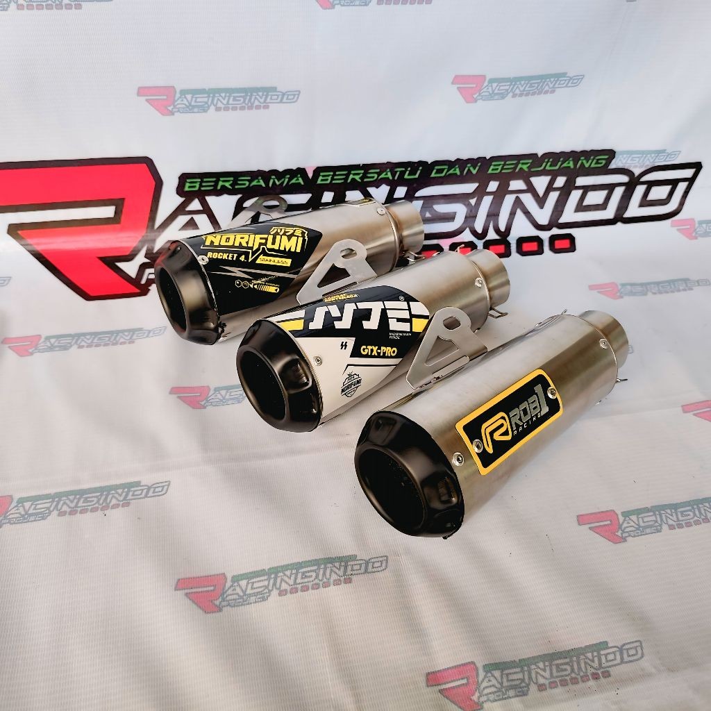 Slincer knalpot norifumi diameter 50 supra x jupiter karisma revo smash mx 135 norifumi gtx cld rcb 