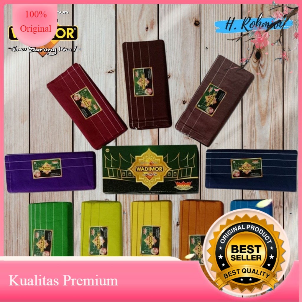 Sarung Polos Wadimor Aneka Warna Ukuran Dewasa
