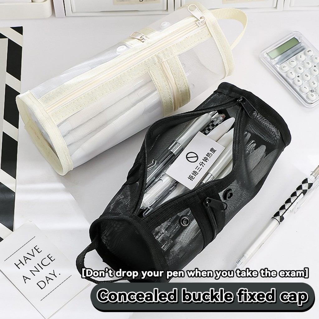 

[COD] Kotak Pensil Sederhana Tempat Pena Ins Kapasitas Besar Tas Penyimpanan Makeup Tas Alat Tulis Kantor Sekolah H579