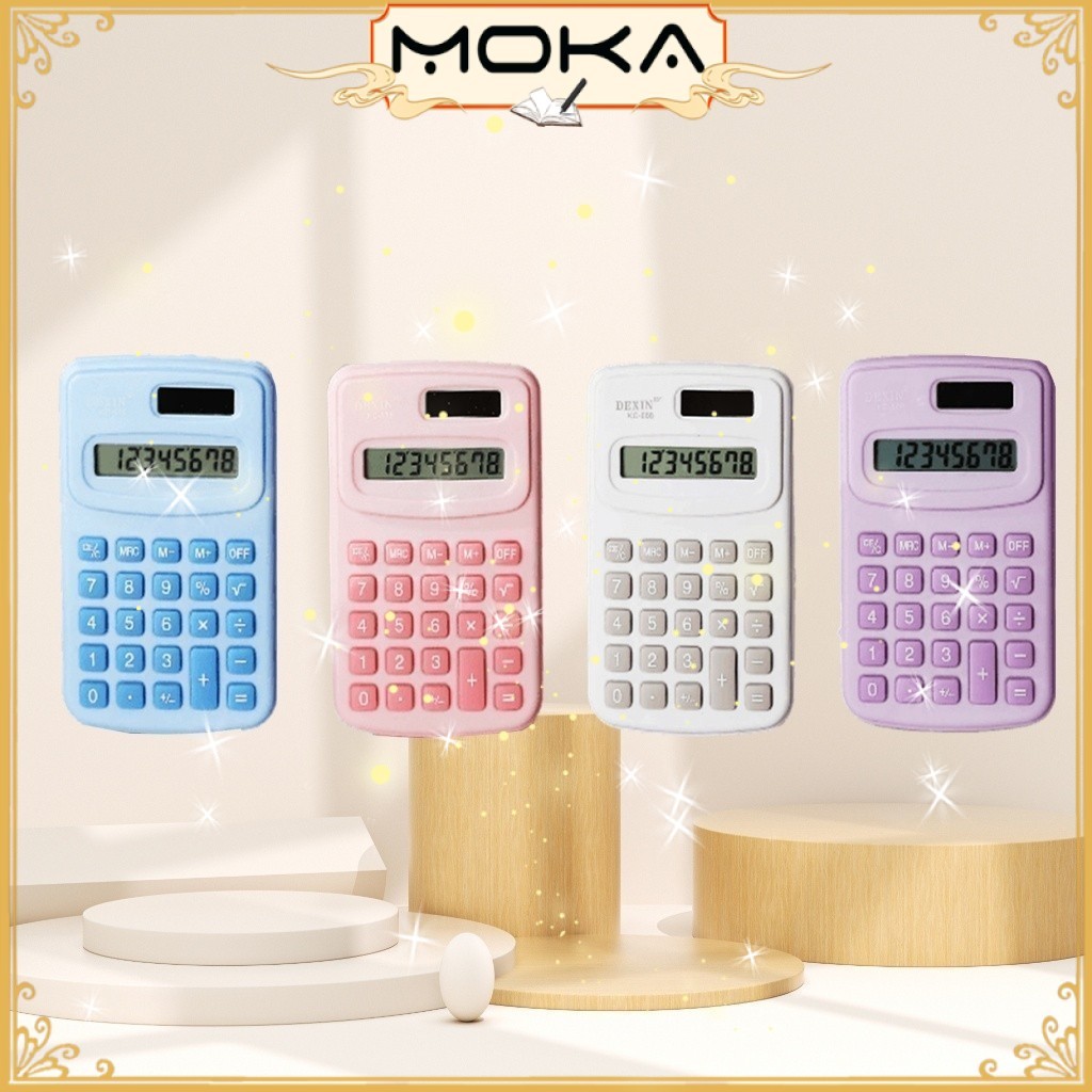 

MOKA KALKULATOR MINIMALIS 8 DIGIT / CALCULATOR FOR SCHOOL / MINI CALCULATOR KK-900A KODA MKP10
