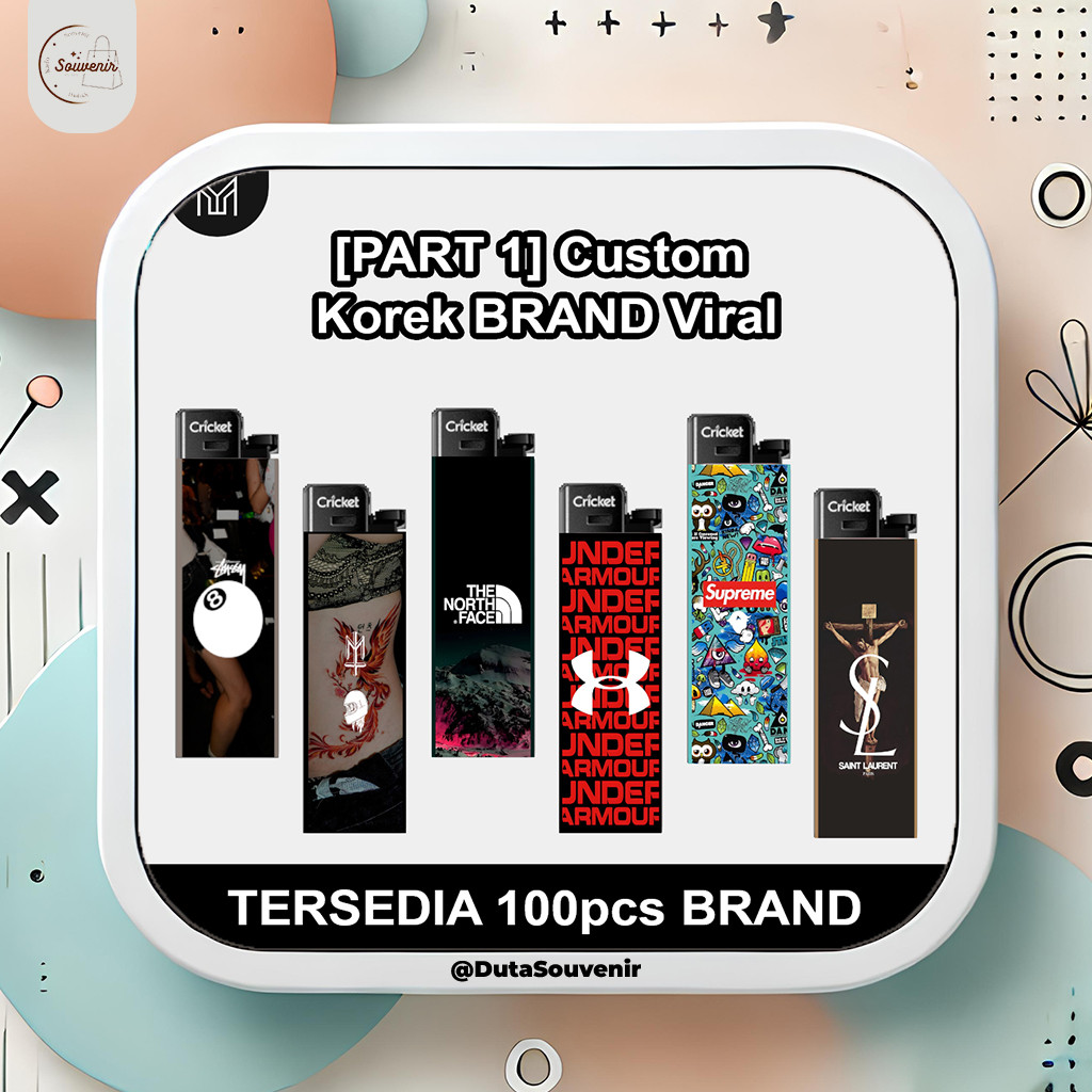 [PART 1] KOREK CRICKET CUSTOM TEMA BRAND MULAI SATUAN! GAK PAKE RIBET, [BISA COD]