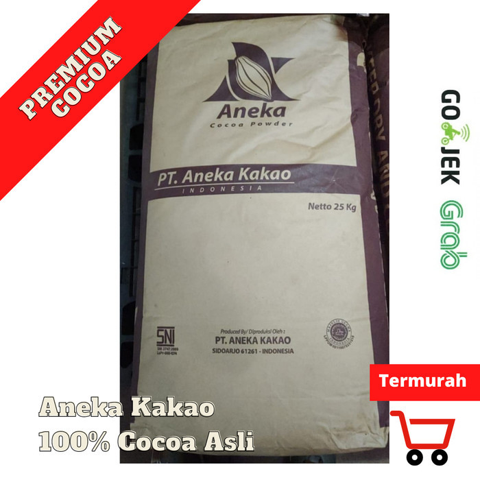 

ANEKA KAKAO COCOA POWDER AK 980 DARK COKLAT 1 kg / 500 g coklat bubuk - 500 g