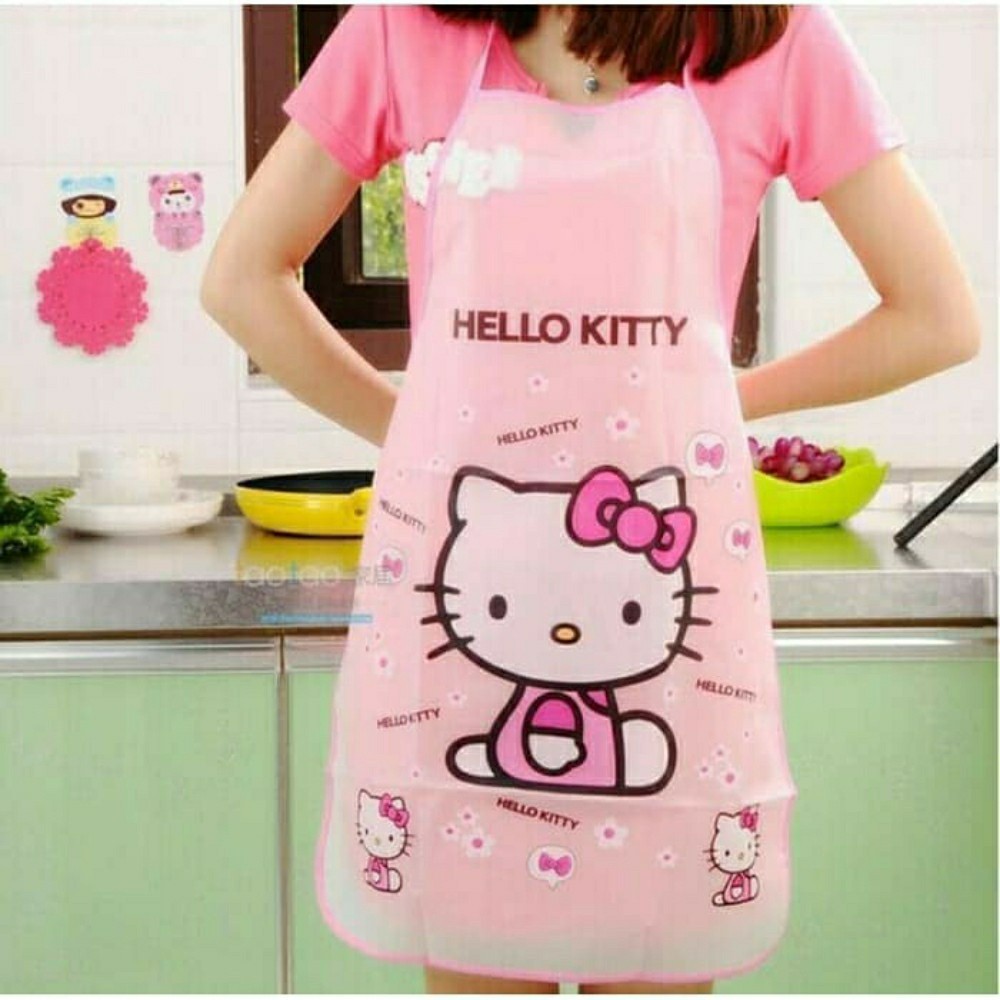 Celemek Apron ANTI AIR Karakter Motif Clemek Masak Koki Waterproof