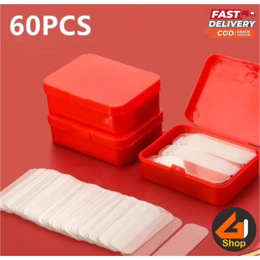 

Double Tape Mini Perekat Serbaguna Isi 60 Isolasi 2 Sisi Lem Glue Sticker Tempel Multifungsi