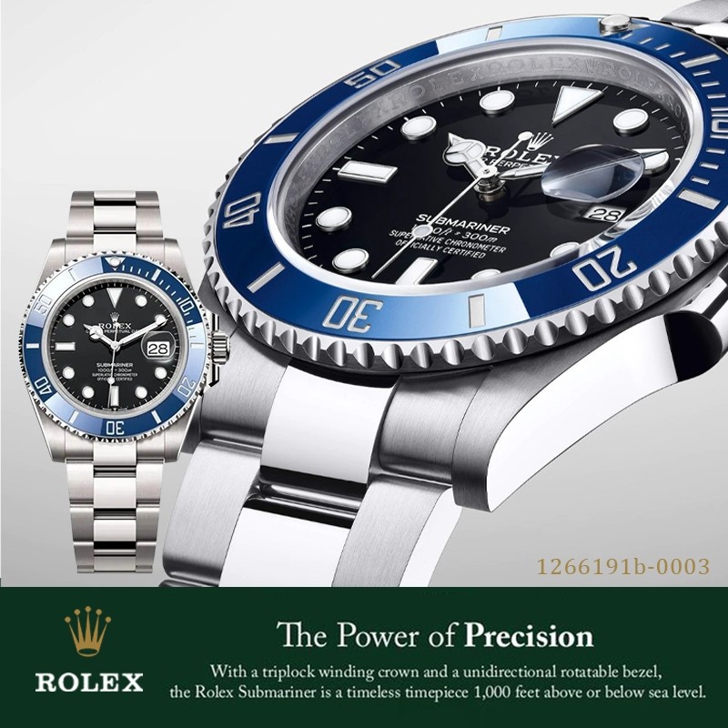 【100% ASLI Ready Stock】Jam Tangan Rolex Pria M126619lb-0003 Automatic White Gold 41mm Oystersteel(Te