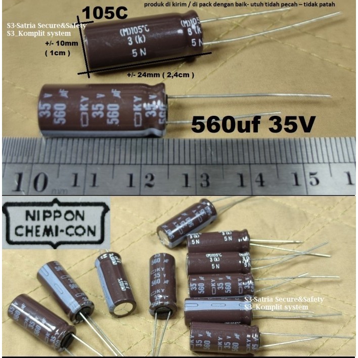 560uf 35V Elko 35v560uf elco 560 uf  35 v 35vol 35volt 560UF 560uF  560uF35v