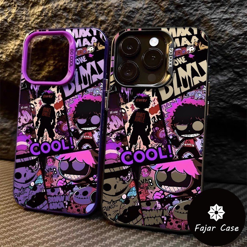 Casing pelindung IMD grafiti populer cangkang keras matte berkualitas tinggi cocok untuk Samsung 10S