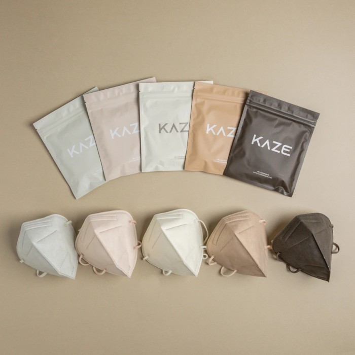 SALE - KAZE Mask KN95 / Masker Nagita / Masker terkini / Masker Artis -PRE - ELEMENT, 1/2box