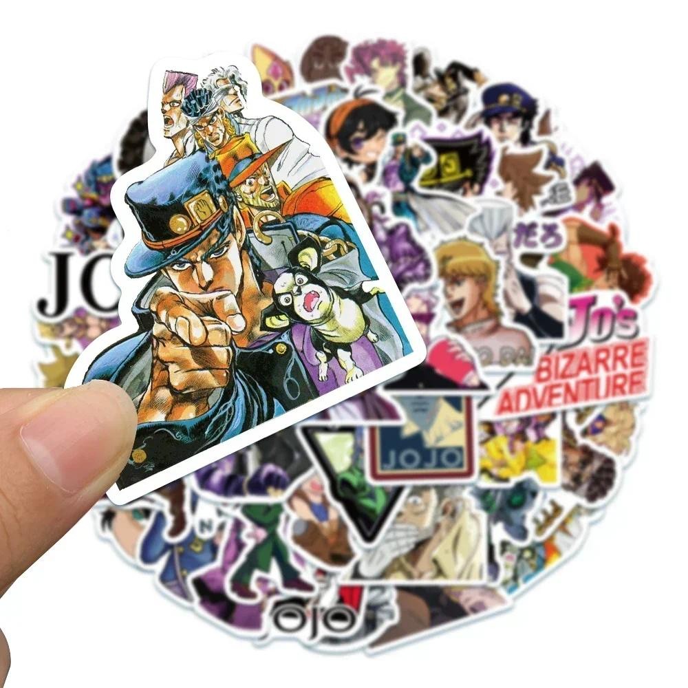 

50pcs Anime JoJos Bizarre Adventure Stickers Cartoon Decals for DIY Guitar Suitcase Skateboard Laptop Phone Decals Stickers