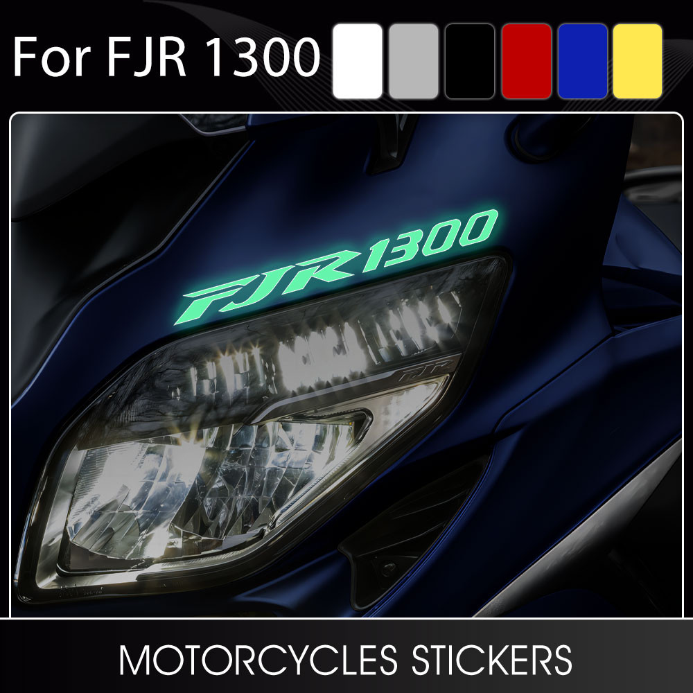 Sticker Glow in the dark Motor Decal FJR 1300 Accesorios  Yamaha FJR1300 Frewe Custom Desain