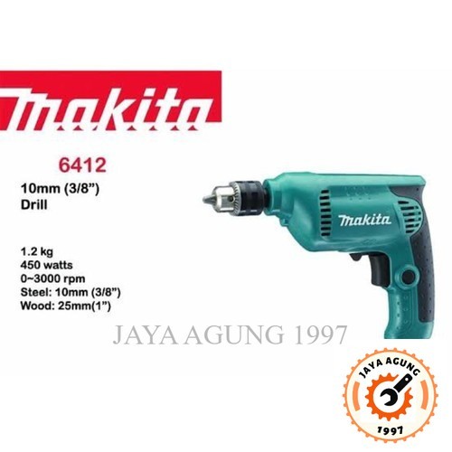 MAKITA MESIN BOR / MESIN BOR TANGAN / MESIN BOR LISTRIK / 6412