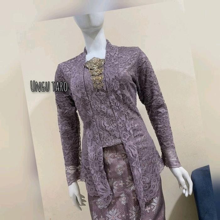 

Atasan Kebaya Jumbo XXXL Ld 120 Set Kebaya Kutubaru Brokat Lengan Panjang Baju Kondangan Wisuda Lamaran Kartinian - Denim, Atasan Saja M