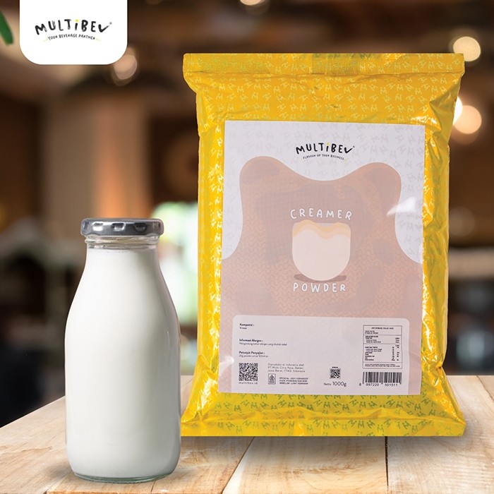 

MultiBev - Creamer Powder 1 Kg - Minuman Bubuk Krimer | Sirup Halal Minuman Kekinian ala Kafe