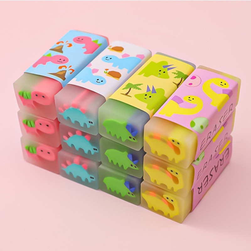 

(acc ptk) (satuan ) PENGHAPUS SQUENCY DINNO MQ 677 Hapusan pensil / hapusan buah /hapusan Dino/hapusan ikan /grosir penghapus murah 677