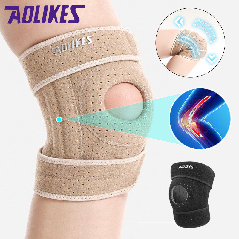AOLIKES Terapi Lutut Decker  Pellindung Lutut Knee Decker Support Kneepad Strap Lutut Kaki Guard