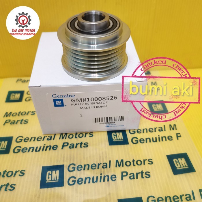 PULLEY ALTERNATOR ATAU PULLY PULI PULY DINAMO AMPER BEARING DINAMO FAN BELT 6PK CHEVROLET SPIN DIESE