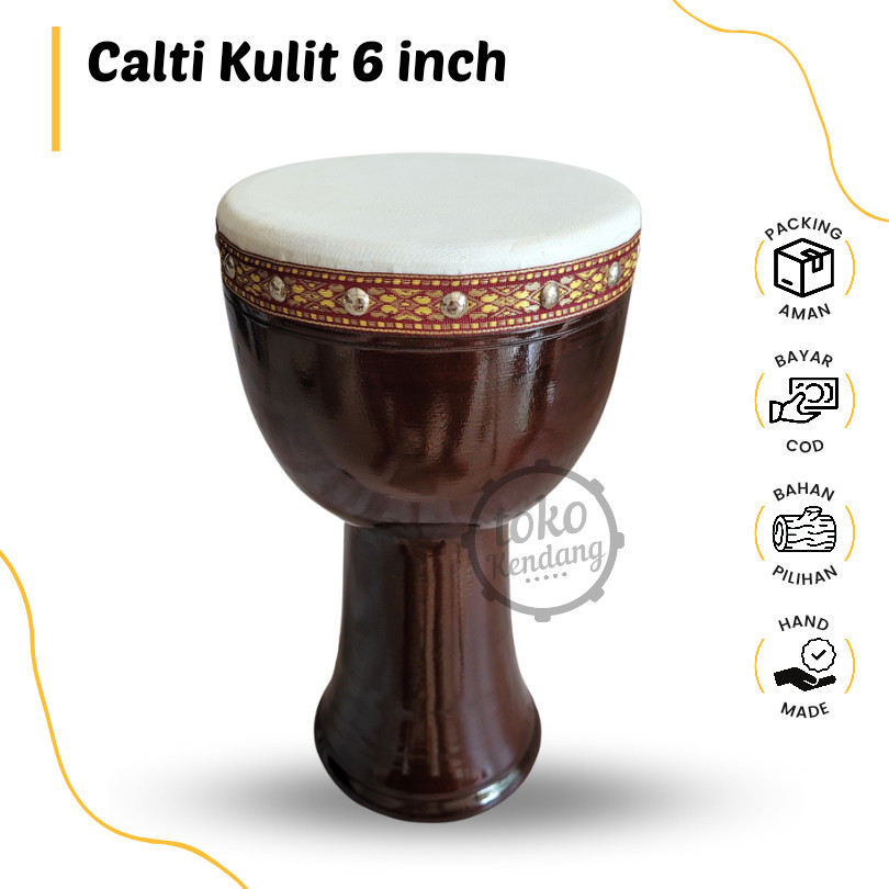 LETERSHOP Termurah Calti Kulit Darbuka Dumbuk Pinggang Anak Kecil Bahan Kulit Suara Nyaring Kualitas