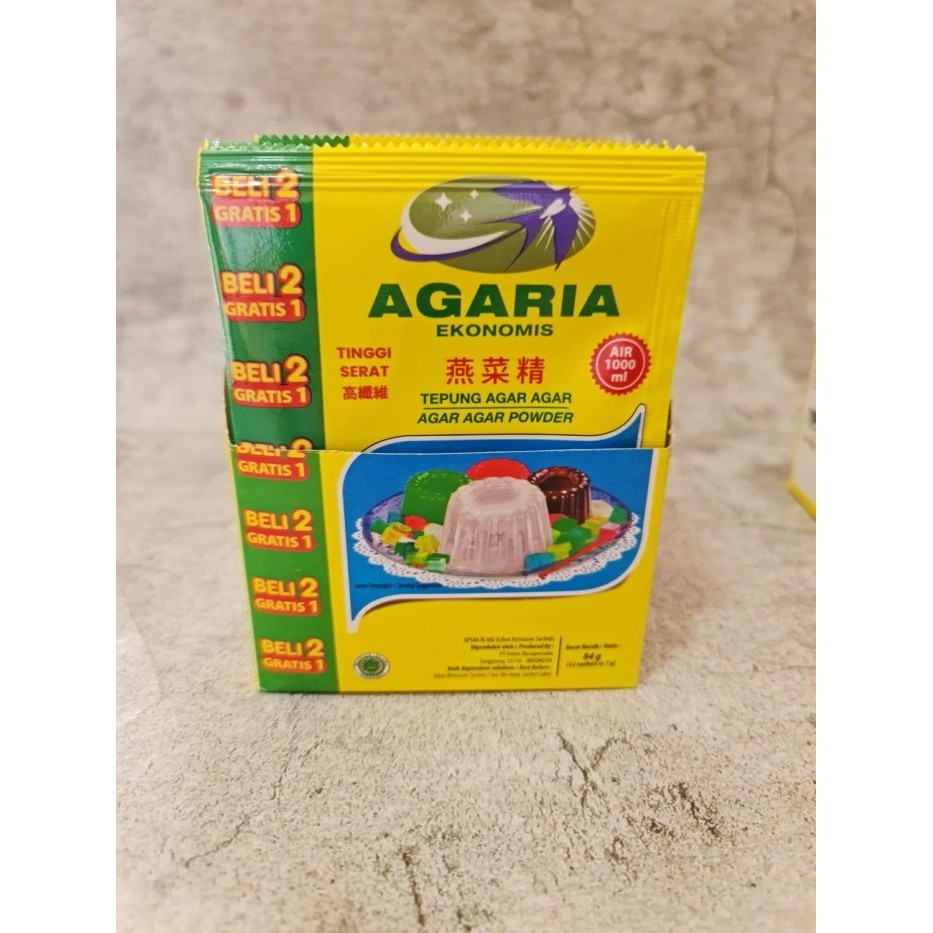 

New Item AGARIA AGAR AGAR POWDER PUTIH SCT 7G