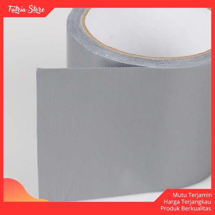 

Lakban Karpet Super Sticky Kain Tape Lantai Cloth Floor Duct 10 Meter - Silver, 20 mm - Fatria Store