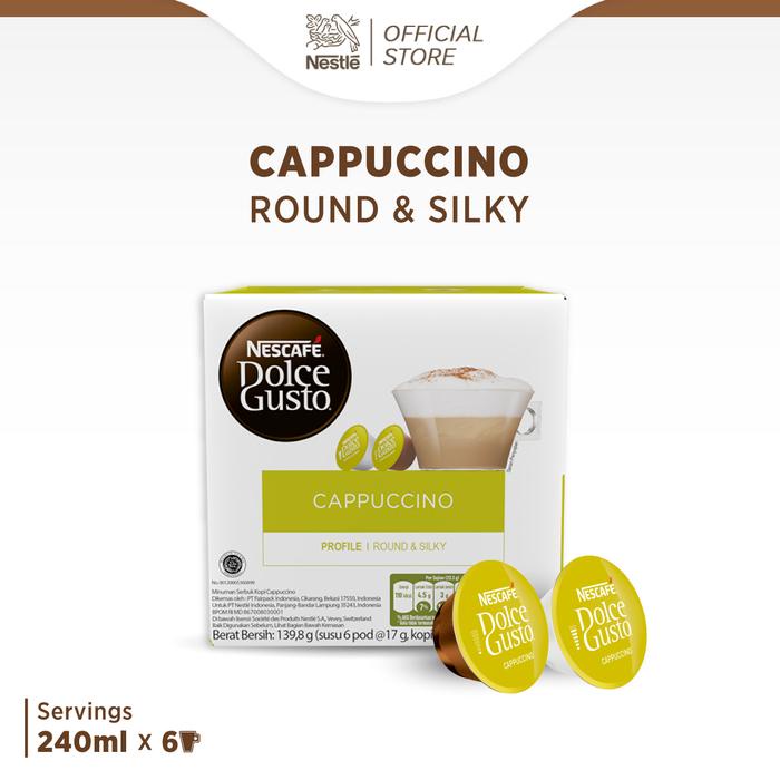 

NESCAFÉ Dolce Gusto Cappuccino 1 box (12 kapsul = 6 gelas) - 1Pcs